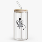 Банка с бамбуковой крышкой