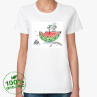 Женская футболка органик