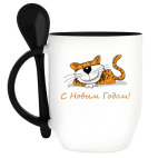 Кружка с ложкой