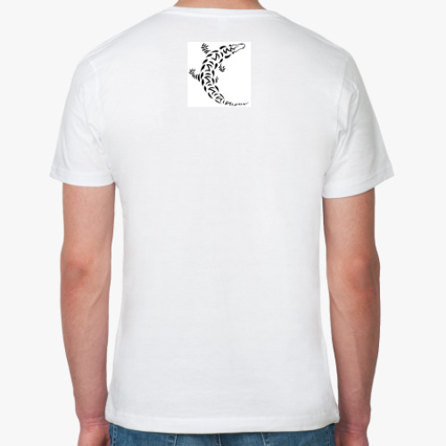 Футболка из органик-хлопка с принтом Крокодил