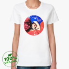 Женская футболка органик