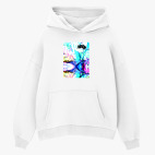 Толстовка худи оверсайз