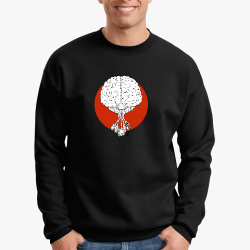 Свитшот с принтом Мозг айтишника