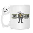 Кружка с футбольным мячиком