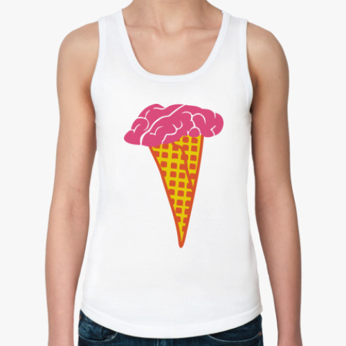 Женская майка с принтом Мороженое