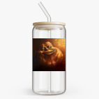 Банка с бамбуковой крышкой