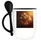 Кружка с ложкой