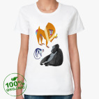 Женская футболка органик