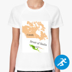 Женская спортивная футболка