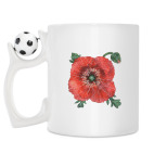 Кружка с футбольным мячиком