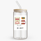 Банка с бамбуковой крышкой