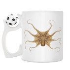 Кружка с футбольным мячиком