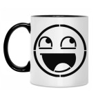 Кружка двухцветная