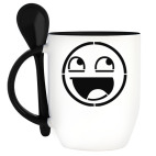 Кружка с ложкой