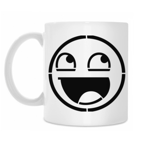 Кружка с принтом Lolface