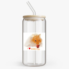 Банка с бамбуковой крышкой