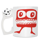 Кружка с футбольным мячиком