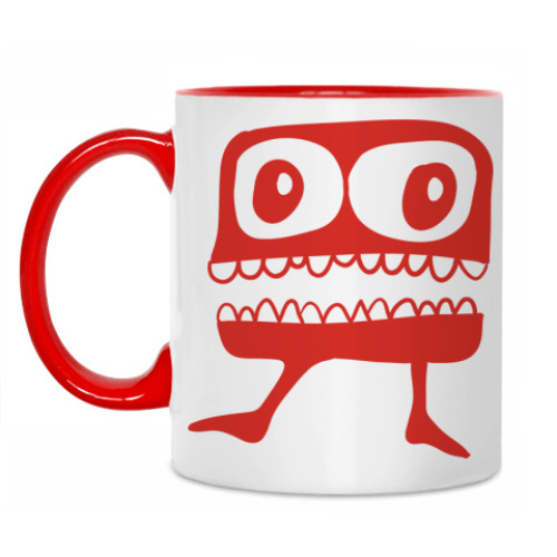 Кружка с принтом Мой любимый монстр