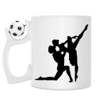 Кружка с футбольным мячиком