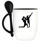 Кружка с ложкой