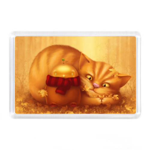 Магнит с принтом Шуршатели