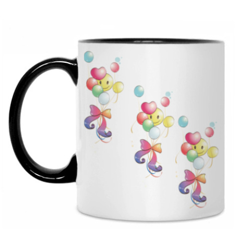 Кружка с принтом С Днем Рождения