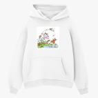 Толстовка худи оверсайз