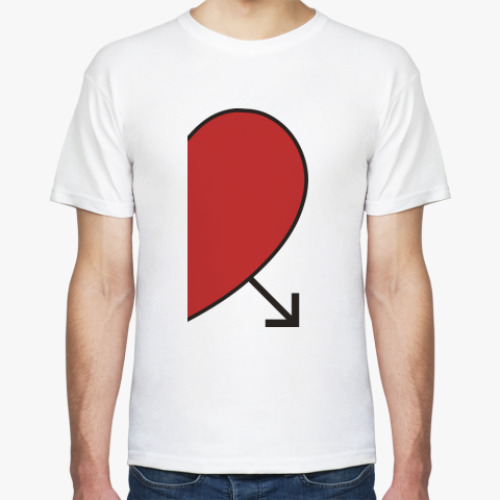 Футболка с принтом Сердце