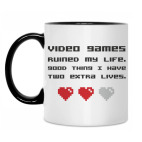 Кружка двухцветная