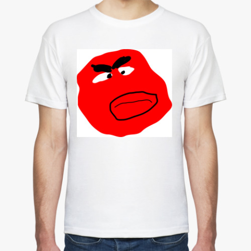 Футболка с принтом Красный бородач