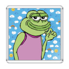 Магнит 6.5 x 6.5 см PEPE DUDE