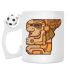 Кружка с футбольным мячиком