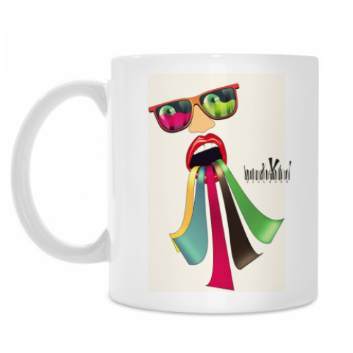 Кружка с принтом 'Очки'