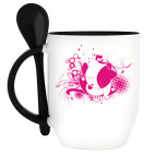 Кружка с ложкой