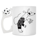 Кружка с футбольным мячиком