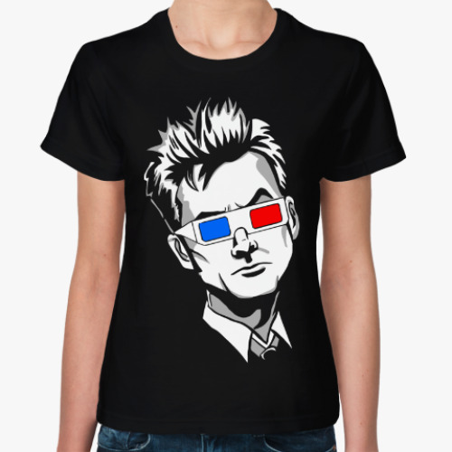 Женская футболка с принтом Доктор Кто (Doctor Who)