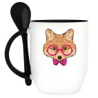 Кружка с ложкой