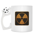 Кружка с футбольным мячиком