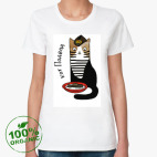 Женская футболка органик