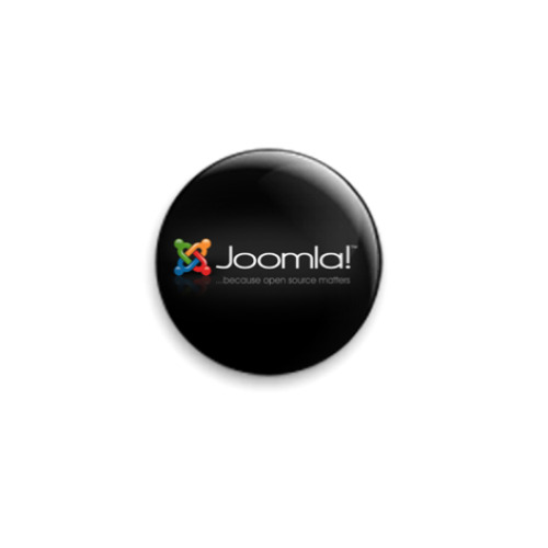 Значок 25мм с принтом Joomla!
