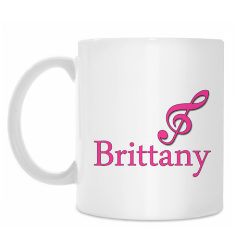 Кружка с принтом Brittany