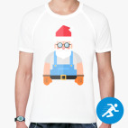 Мужская спортивная футболка