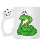 Кружка с футбольным мячиком