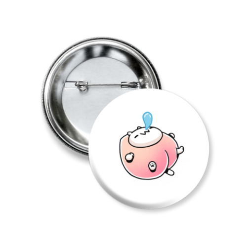 Значок 37мм с принтом Персикотик