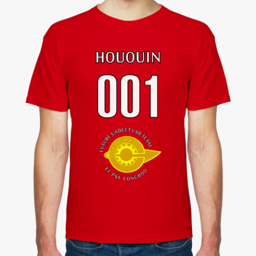 Футболка с принтом Steins;Gate - FGL team - Сотрудник 001