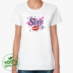 Женская футболка органик