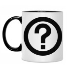 Кружка двухцветная