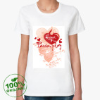 Женская футболка органик