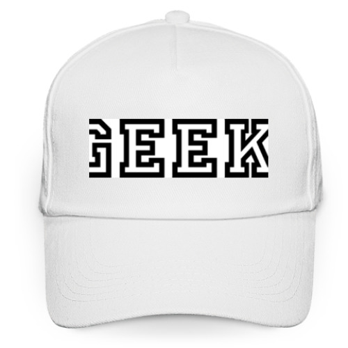 Кепка бейсболка с принтом Гик (Geek)