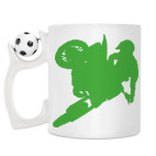 Кружка с футбольным мячиком